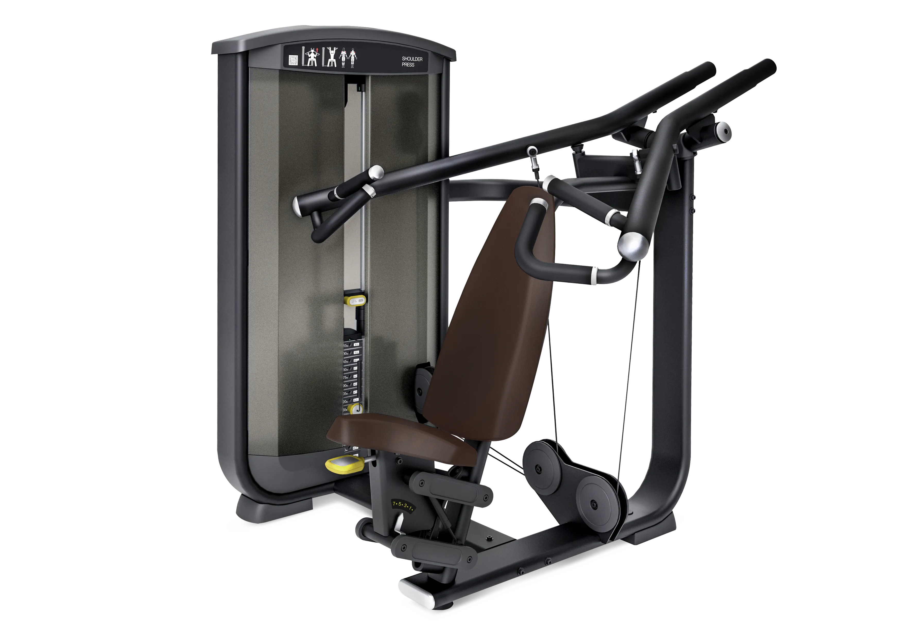 Brug Intenza Ease Line Shoulder Press (vægtstak: 102 kg) til en forbedret oplevelse